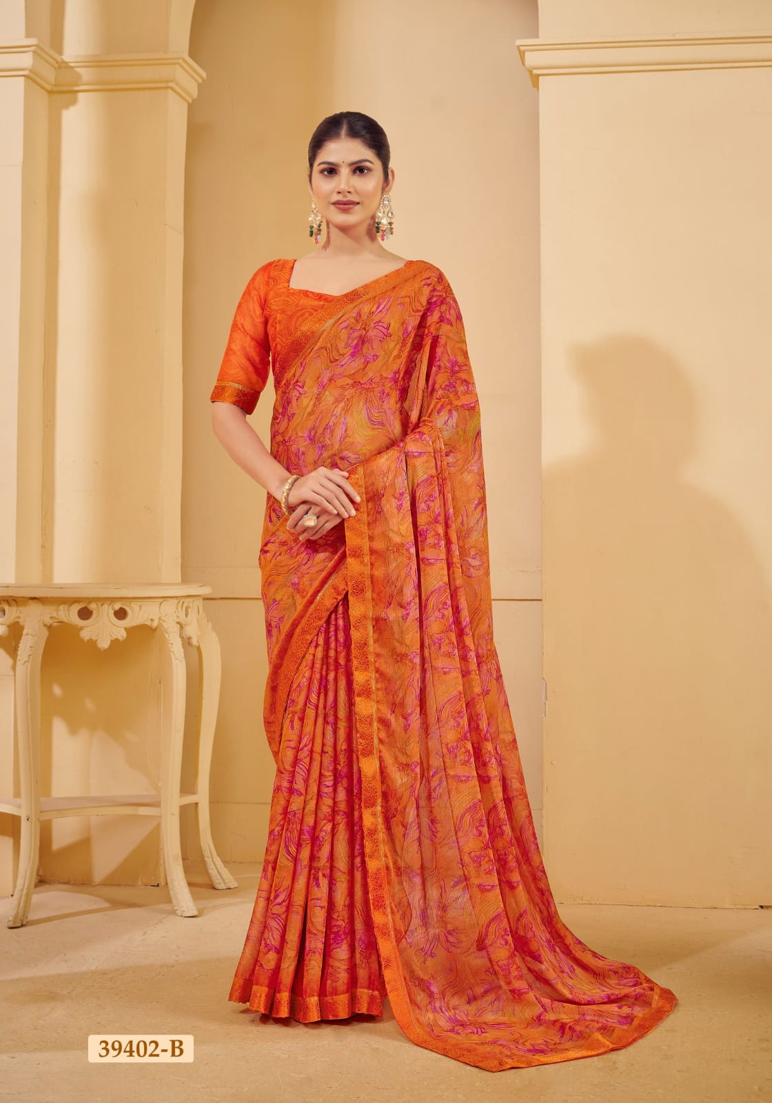 Simayaa Vol 27 By Ruchi Chiffon Daily Wear Saree Suppliers In India